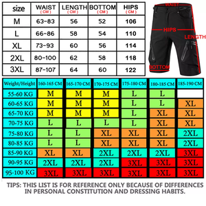 Pantaloncini da ciclismo larghi da uomo personalizzati da uomo ad asciugatura rapida pantaloncini sportivi da <span class=keywords><strong>Mountain</strong></span> <span class=keywords><strong>Bike</strong></span> pantaloncini elasticizzati MTB con tasca con cerniera larghi da esterno - Product Image 6