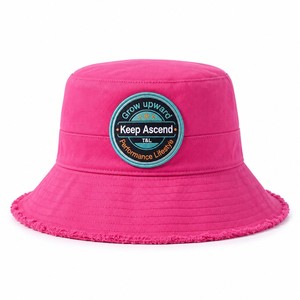 Sombrero de Pescador Personalizado de Lona Tejida con Letras, para Verano, Aire Libre, Adulto, Ajustable, Transpirable, Deportivo, Protección Solar, Proveedor Mayorista - Product Image 2