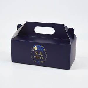 Cajas de Embalaje de Papel Reciclable con Logotipo Personalizado, para Panadería, Donas, Pasteles, Postres, Portátiles - Product Image 2