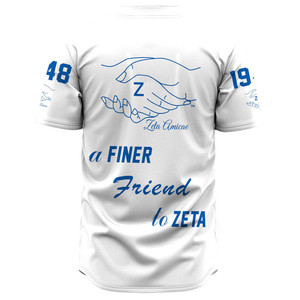 Nieuwe Voorraad Aankomst Mannelijk Shirt Honkbal Uniform Zeta Amicae Honkbal Truien Print Op Aanvraag Atletische Fitness Korte Mouw Jersey - Product Image 3
