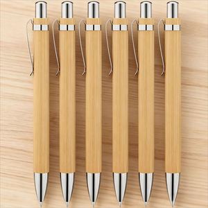Eco-friendly Bamboo Metal Ballpoint <b>Pen</b> with logo Slim Signature <b>Pen</b> Custom <b>Pen</b> Write Smoothly Suitable for Corporate Gifts - Product Image 6