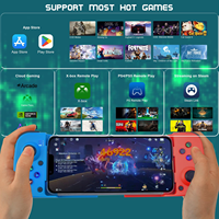 Joystick Inalámbrico para Teléfono, Gatillo Telescópico Extensible, Gamepad Móvil para Android e iOS, para Jugadores de PUBG