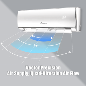 Mini <span class=keywords><strong>climatiseur</strong></span> split WiFi DIY à connexion rapide, avec tuyau pré-chargeé, pour usage domestique intelligent, 9000-24000 BTU, Classe énergétique A - Product Image 4
