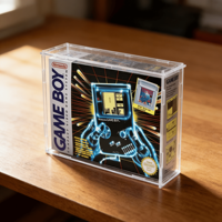 Étui de présentation pour console de jeux vidéo en acrylique transparent, léger, durable, classique, fabriqué à la main, pour PSP NEC, affichage domestique et commercial, Yageli