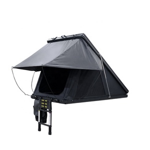 Prezzo di fabbrica Ultra-sottile peso leggero sul tetto tenda in alluminio campeggio auto tetto tenda rigida tetto tetto per auto - Product Image 1