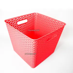 Panier rond en plastique de taizhou produits en plastique de couleur rouge HOANG NAM PRODUCTION CO., LTD Plastic Modling Type injection Home Appliances factory