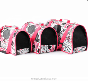 قماش أكسفورد تنفس القط والكلب الصغير يحمل حقيبة إغلاق سحاب ونمط مطبوع - Product Image 6