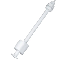 Capteur de niveau de liquide à flotteur en plastique PP fileté M10, alarme basse ou haute, capteur de niveau d'eau 24VDC pour réservoir d'eau