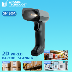 Xincode Scanners de codes à barres filaires 1D 2D portables Capteur d'image CMOS <span class=keywords><strong>Scanner</strong></span> de codes à barres Scannez le code Qr pour le GT-1800A de passeport de supermarché - Product Image 1