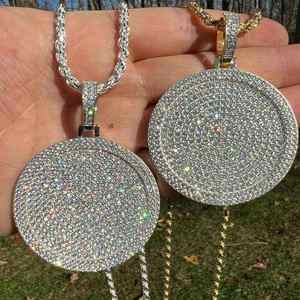Collier Pendentif Croix en Argent Sterling 925 avec Grande Moissanite, Style Hip Hop Vintage, Bijou de Fête Personnalisable de Style Religieux - Product Image 4