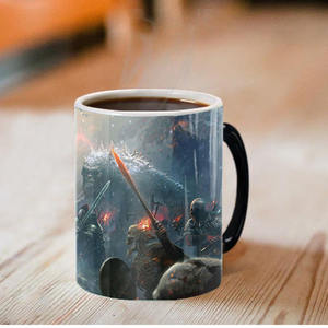Fabrika renk değiştirme Viking Wars Warfare kupalar seramik sıcak su yüceltme fincan isı duyarlı yıldız tanrı savaş kahve kupa - Product Image 5