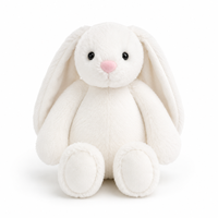 Peluches Lapin Personnalisées avec Logo par Sublimation, Jouets en Peluche Lapin Kawaii, Adorables Peluches Lapin Personnalisées, Cadeau pour Enfants Noël