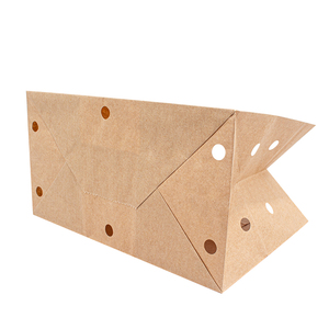 Sac d'emballage en <span class=keywords><strong>papier</strong></span> Kraft, haute résistance humide pour raisin de Table, avec poignée tordue, supermarché, offre spéciale - Product Image 5