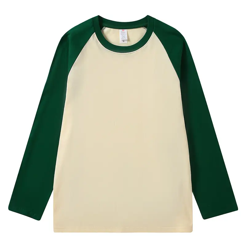 A371 Custom Printing Cotton Men Women Youth Full Sleeve Raglan T-shirt Long Sleeve Raglan Baseball Shirts
