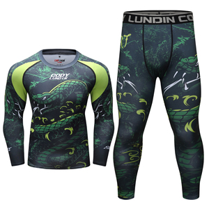Conjunto Deportivo CODY LUNDIN para Gimnasio, <span class=keywords><strong>Muay</strong></span> <span class=keywords><strong>Thai</strong></span>, Jiu Jitsu, Rashguard MMA, Camiseta + Pantalones para Hombre, Boxeo, Grappling Brasileño - Product Image 5