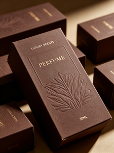 Luxury Texture <strong>Paper</strong> Embossed <strong>Pattern</strong> <strong>Paper</strong> Box for 30ml 50ml 100ml Men's Perfume Bottle Packaging - Product Image 2