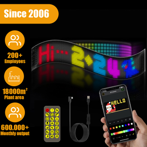 Tendance de la mode moderne pour les voitures et les centres commerciaux : Personnalisation et panneau matriciel <span class=keywords><strong>LED</strong></span> à défilement numérique RVB couleur pleine - Product Image 1