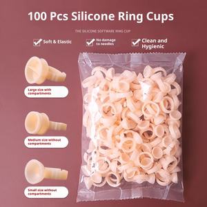 Anillo de Silicona para <span class=keywords><strong>Tatuajes</strong></span> Semipermanentes, Desechable, Suave y Elástico, para Cejas, Ojos y Labios, Herramientas y Suministros para <span class=keywords><strong>Tatuajes</strong></span>, Comercio Transfronterizo - Product Image 5