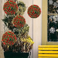 Boules de gazon artificiel décoratives grand format avec boîte – Les meilleures boules de gazon synthétique en plastique pour aménagement paysager, type Astro Feather