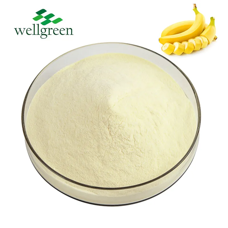 Kostenlose Probe Factory Bulk Price Private Label 100% natürliche wasser lösliche Früchte Gefrier getrocknetes Bananen pulver