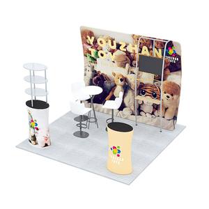 Conception libre, <span class=keywords><strong>dessin</strong></span> rapide, taille personnalisée, lumineux, construction rapide, installation en une seconde sur table, <span class=keywords><strong>cabine</strong></span> commerciale modulaire - Product Image 3