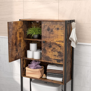 Customized Wooden Storage Cabinet for Living Room Bathroom Toilet Washing Machine Tools <strong>Standing</strong> Type Rack Storage <strong>Shelves</strong> <strong>Units</strong> - Product Image 5