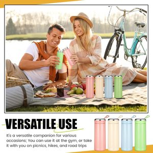 Termo de Agua Creativo Personalizable con Revestimiento de Vidrio, Regalo Publicitario, Botella Simple para Estudiantes con Asa - Product Image 5