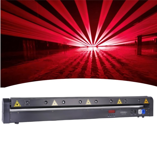 Single Red/Single Green/Single Blue/Cross Color/Grating Style 8-eye Swinging Laser Light for DJ Disco  Event Stage