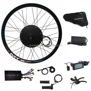 Kit de conversion de <span class=keywords><strong>moto</strong></span> électrique étanche 2000W pour roue arrière avec moteur à moyeu sans engrenage sans balais, batterie au lithium, écran LCD - Product Image 2