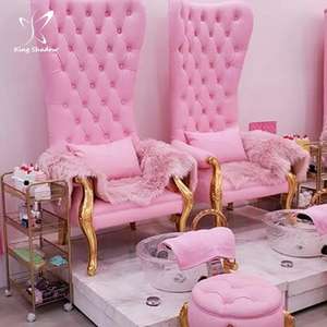 เก้าอี้เสริมสวย King Shadow หรูหรา,เก้าอี้สปาเท้าราชาและราชินีบัลลังก์ - Product Image 1
