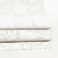 Tela de Malla Jacquard Transparente Elástica, Transpirable, 85% Nailon, 15% Elastano, para Ropa Deportiva, Camisetas para Niños