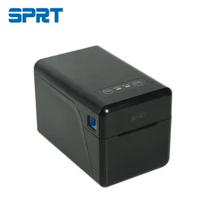 Desktop square shape 2inch Label Thermal Printer for Sticker Label tag Printer With Driver