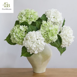 Fiori Artificiali di Alta Qualità in Lattice, Ortensie Realistiche al Tatto per Decorazioni di Feste, Hotel e Matrimoni, Blu, Bianco, <span class=keywords><strong>Rosa</strong></span> - Product Image 1