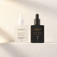 Botol penetes kaca parfum mewah desain panas 15ml/30ml penyemprot Pompa persegi datar gaya Luge pencetak layar kosong
