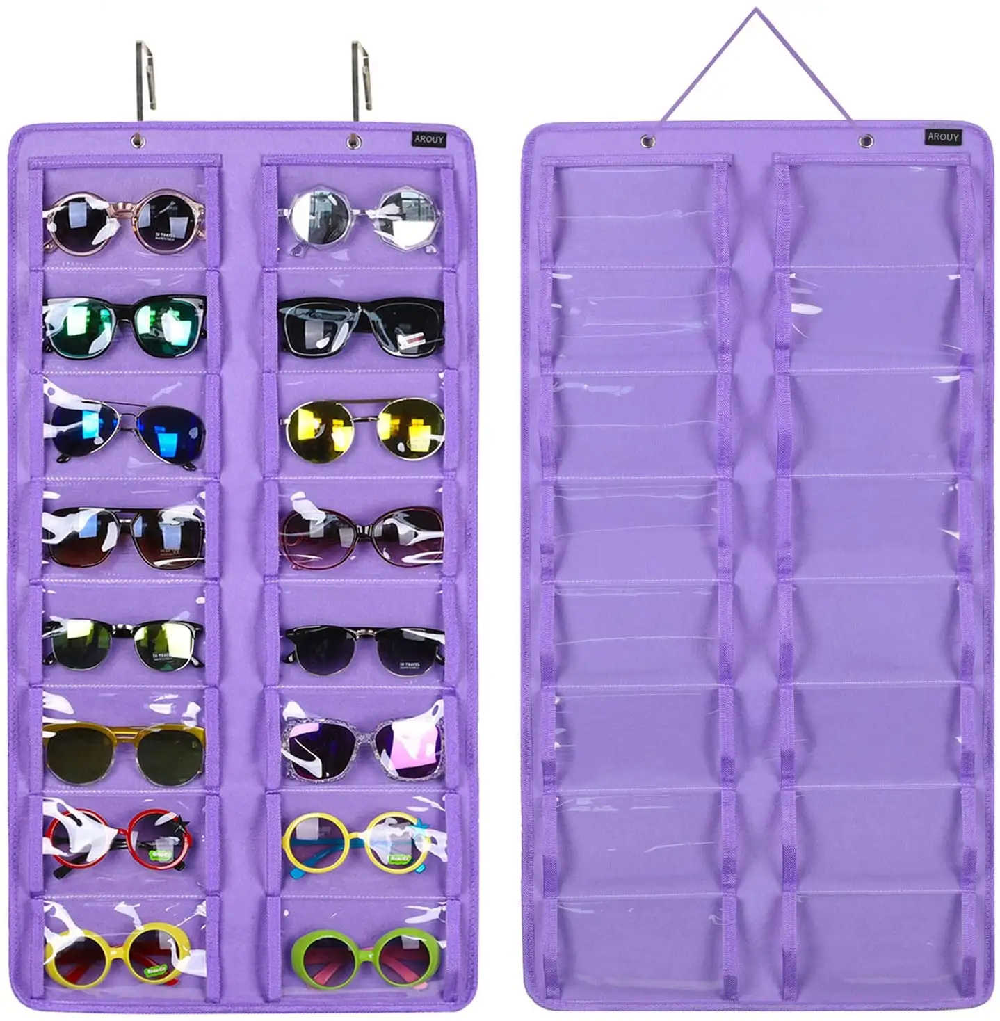 Hängende staub dichte Wandt aschen gläser Organizer Sun glass Storage Organizer