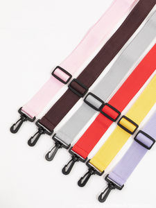 여성용 트렌디한 싱글 숄더백 액세서리 단색 폴리에스터 조절 가능 유행 핸드백 숄더 스트랩 교체 - Product Image 3