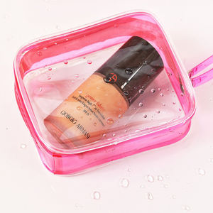 Personnalisable PVC Transparent Zipper Fashion Candy Pattern Waterproof Professional Travel Makeup & Cosmetic Bag - Product Image 3