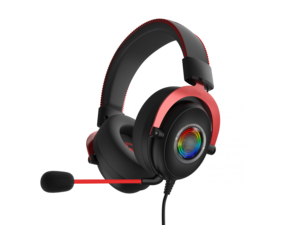 หูฟังเกมมิ่งแบบมีสาย RGB ขนาด 40 มม. ความหน่วงต่ำ พร้อมไมโครโฟน รับประกัน 1 ปี สำหรับ PS4/PS5/PC/Switch ใช้สำหรับเล่นเกมกีฬาและบิน - Product Image 3