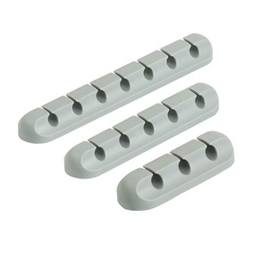 Organisateur de câbles de bureau auto-adhésif multi-emplacements pour gestion des câbles USB, idéal pour la maison, le bureau et la table de chevet - Product Image 3