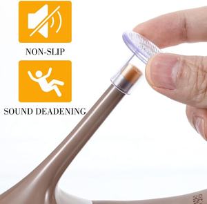 Protectores de Tacón Antideslizantes de Repuesto, Protectores de Tacón Transparentes para Zapatos Altos para Césped - Product Image 3