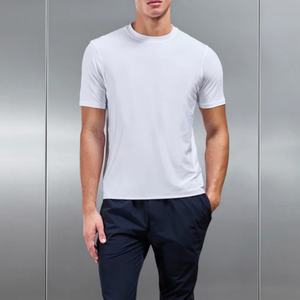 T-shirt pour homme, entraînement, sport de plein air, surdimensionné, doux, salle de sport, logo et tissu personnalisés, évacuation de l'humidité - Product Image 3