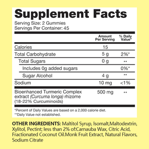 Gomitas de Cúrcuma con Extracto de Complejo de Cúrcuma de Marca Privada, Dulces de Cúrcuma que Mejoran la Inmunidad y el Sistema Inmunitario - Product Image 3