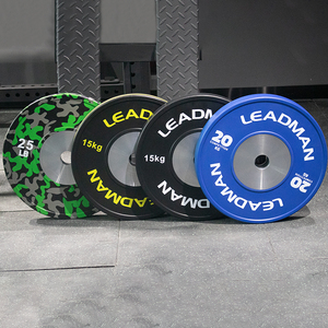 Gym Iwf Barbell Bumperplaat Kruimel Gewicht Schijven Competitie Kleur Camo Vlek Plaat Powerlifting Rubber Bumperplaten Set - Product Image 4