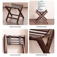 Tabouret pliant en bambou style pastoral, petit, portable, robuste, durable, épaissi, avec rangement, nouveau modèle pour la maison
