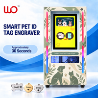 Graveur intelligent de plaques d'identification pour animaux de compagnie avec reconnaissance de codes-barres pour les animaleries, salons de toilettage et cliniques vétérinaires
