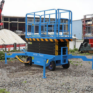 6-12m熱油圧手動伸縮はさみ作業プラットフォーム窓洗浄リフト用 - Product Image 3