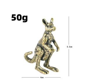 Скульптурный дизайн на заказ, латунный материал, кенгуру, медная статуя животного, бронзовое украшение - Product Image 4