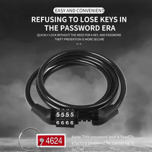 <span class=keywords><strong>Antivol</strong></span> de vélo à câble à combinaison <span class=keywords><strong>Master</strong></span> <span class=keywords><strong>Lock</strong></span> pour cadre de vélo - Product Image 6