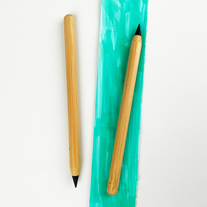 YF personalizzato disegno rotondo bastone carbone di compressione <span class=keywords><strong>matita</strong></span> di bambù nero 15cm per uso artistico scuola - Product Image 5