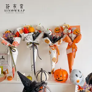 30*48cm materiali Bouquet di Halloween zucca fantasma modello di negozi di fiori materiali